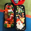 Rika☆Rin's cooksnap of when they made クリスマスキャラ弁！サンタとトナカイ弁当.