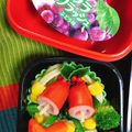 Rika☆Rin's cooksnap of when they made *キャラ弁＊クリスマスベルの作り方.