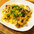 ｙｏｕ５'s cooksnap of when they made 時短★牛肉とごぼうの卵とじ♪.