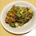 ＊実月＊'s cooksnap of when they made コーンと水菜のチーズチヂミ★ピザ味.