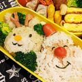 まよかぁさん's cooksnap of when they made クリスマスキャラ弁♪赤鼻のトナカイさん♪.