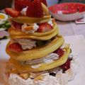 クックE04FUY☆'s cooksnap of when they made ホットケーキdeツリーケーキ.