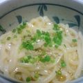 milke mama's cooksnap of when they made ✿こだわり醤油で♡釜玉うどん✿.