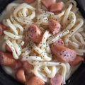 クック2H9MD0☆'s cooksnap of when they made 簡単カルボうどん(自分用メモ).