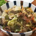 低カロ探検隊's cooksnap of when they made 豚肉レタスのごま油炒め♪.