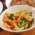 低カロ探検隊's cooksnap of when they made ブロッコリーと人参のナムル♪.