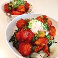 コエマクぶーちゃん's cooksnap of when they made ピリ辛唐揚げ丼.
