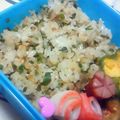 トミトミトミー's cooksnap of when they made 菜の花と生姜じゃこの香り混ぜごはん.