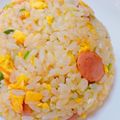 ゆりほのママ♪'s cooksnap of when they made ランチに★残った野菜で簡単和風チャーハン.