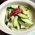 めけてー's cooksnap of when they made 長芋ときゅうりで☆さっぱり梅風味.