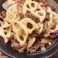 クック32CTZU☆'s cooksnap of when they made 簡単作り置き♡レンコンと牛肉のポン酢炒め.