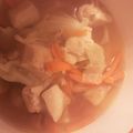 ☆しいたんママ☆'s cooksnap of when they made 胸肉と小松菜の煮物.