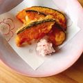 クックゆ〜ほキッチン's cooksnap of when they made 体に良いヨモギとカボチャの天ぷら.