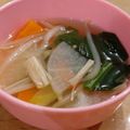 かぉP's cooksnap of when they made ダシダで焼肉屋さんの野菜どっさりスープ.