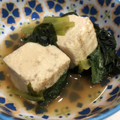 Hanachan13's cooksnap of when they made 小松菜と焼き豆腐の煮浸し.
