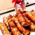 はまやん0930's cooksnap of when they made 焼肉のタレで♪大根の豚肉巻き.