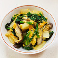 あっこ姉's cooksnap of when they made 寒締めほうれん草と寒大根のたまごとじ.