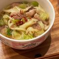 おんぷちゃん☆'s cooksnap of when they made 簡単！肉とネギのうまみたっぷりうどん.