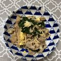 ねぎょりた's cooksnap of when they made ほうれん草と豚肉としめじの卵とじ.