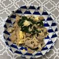 ねぎょりた's cooksnap of when they made ほうれん草と豚肉としめじの卵とじ.