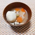 ﾁｲﾁｬﾝﾏﾏ's cooksnap of when they made 冬野菜の「豚汁」お餅入り！.