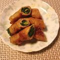 yesmama's cooksnap of when they made ガッツリ系！豚肉ネギ巻き弁当！.