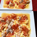猫のミイヤ's cooksnap of when they made ＊豚肉とトマトの卵炒め＊.
