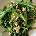 nobu＊hisa's cooksnap of when they made ヘルシー☆砂糖不要！ほうれん草の卵とじ.