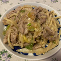 ヴィーナスけい's cooksnap of when they made 豚コマ&細切りタケノコのネギ塩レモン炒め.