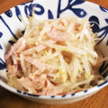 低カロ探検隊's cooksnap of when they made 簡単副菜☆もやしとハムの明太マヨ和え.