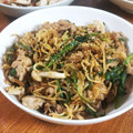 低カロ探検隊's cooksnap of when they made 豚とねぎの辛みそ焼きそば.