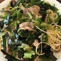のんびりかおるん's cooksnap of when they made 簡単！豚肉とキャベツのゆず胡椒和風パスタ.