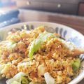 MAC's Kitchen's cooksnap of when they made オートミール＆高野豆腐で簡単鮭チャーハン.