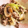 ぱんだんす's cooksnap of when they made ごま油香るセロリと牛肉炒め.