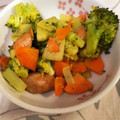 Kユリコ's cooksnap of when they made 副菜～簡単！野菜とウィンナーのカレー炒め.