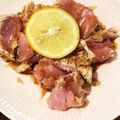 るんるん♪こなこ's cooksnap of when they made お刺身より美味しい☆びんちょう鮪のたたき.