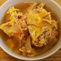 neko＊and…'s cooksnap of when they made 簡単！　鶏ひき肉　玉ねぎ　卵の　和風煮♪.