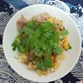 プロイセンのうさぎ's cooksnap of when they made カフェ飯風✿パクチー炒飯.