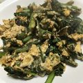 ヤマちゃん55's cooksnap of when they made 小松菜と卵の野菜炒め♪簡単フライパンで.
