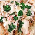 KAORULALA's cooksnap of when they made おつまみに☆餃子の皮できのこピザ.