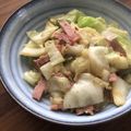 栗丸うさぎ's cooksnap of when they made 簡単！春キャベツとハムの炒め物.