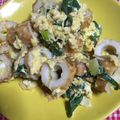 ちゃぎー's cooksnap of when they made 竹輪と卵の丼.