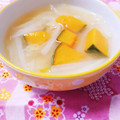 ふうはっちゃん's cooksnap of when they made かぼちゃと白菜のお味噌汁.