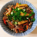 ほろぴ's cooksnap of when they made ✿挽き肉と蒟蒻の甘辛煮✿.