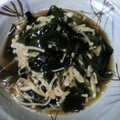 すいーぷりん's cooksnap of when they made あっさり！わかめとえのき生姜浸し♪.