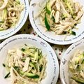 ふたごゆき's cooksnap of when they made モヤシとキュウリ、蒸し鶏のピリ辛和え☆.