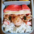 TANA☆chan's cooksnap of when they made キャラ弁♪クリスマス☆サンタさんお弁当.