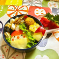 komutatata's cooksnap of when they made キャラ弁＊簡単♪クリスマスわくわく弁当.