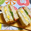 komutatata's cooksnap of when they made 朝食に簡単ハムサンド.