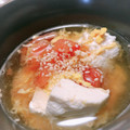 ＊shihori＊'s cooksnap of when they made ☆卵とトマトと豆腐のふわふわスープ☆.